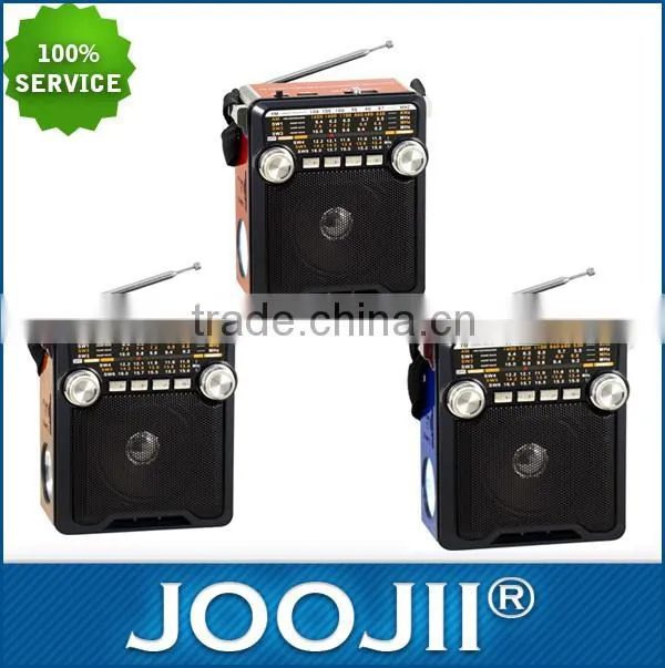 Hot seller AM/FM/SW1-6 8 BAND portable retro radio