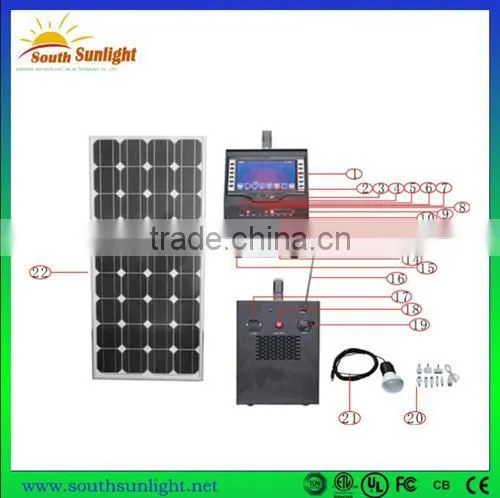 China cheapest wholesale price of Off-grid 50W solar home power system for small house