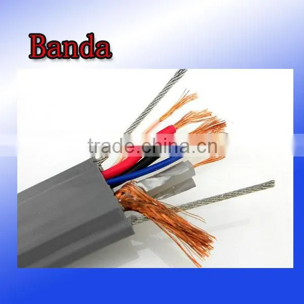 CCTV Flat Traveling Cable for elevator
