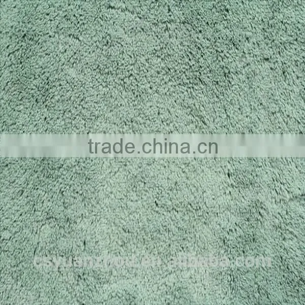 polyester 12mm soft pv plush fabric for export