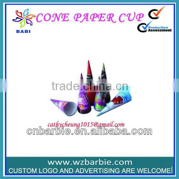 Aluminum Foil Icecream Snow Packing Cone Sleeves