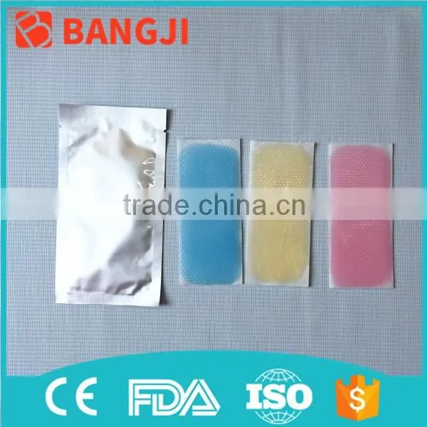 Menthol smell cooling gel fever patch for both adults and children