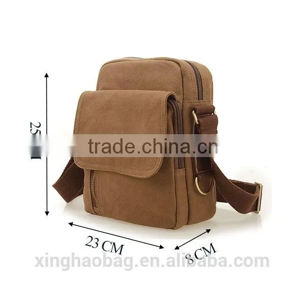 High quality vintage adjustable Canvas Messenger Bag for Men