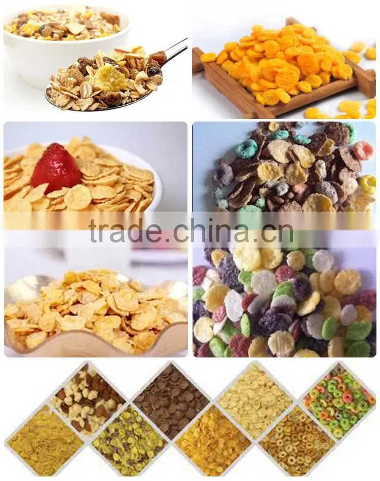 Swiss technology corn flakes Hot air roasting Puffer