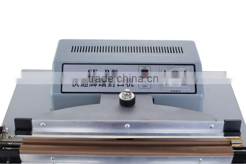 2015 new hot selling professional plastic simple foot hot isostaic press sealing machine