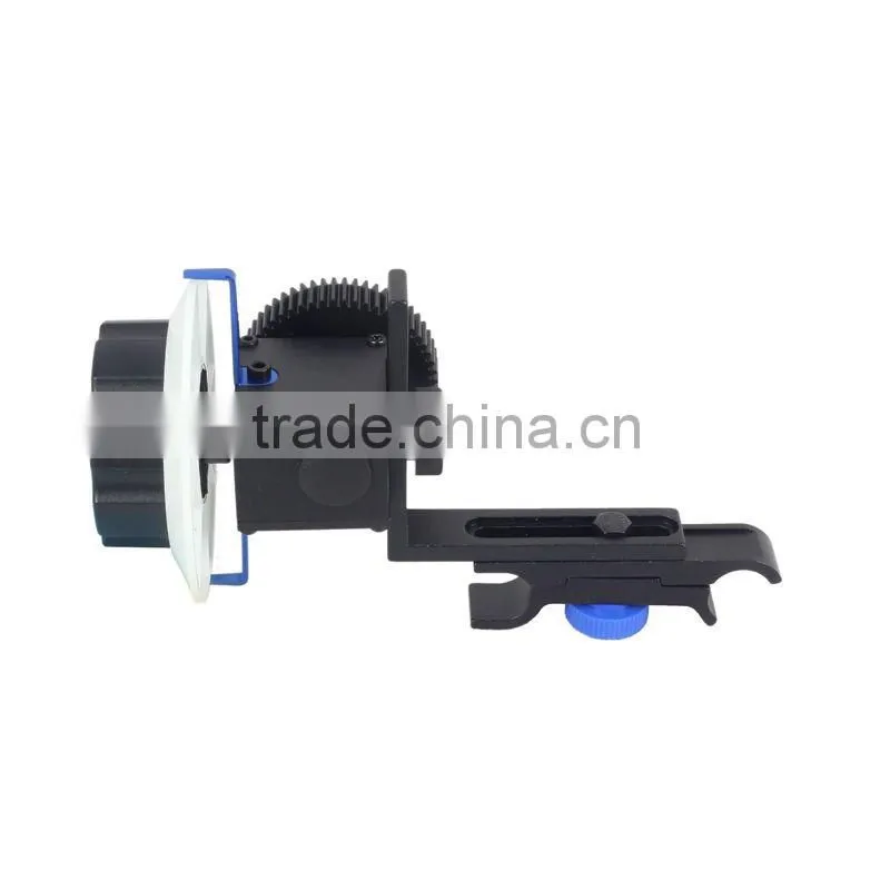 DSLR Rig Follow Focus F0 for DSLR Camera and Camcorders, Fit for 52mm to 86mm Lens