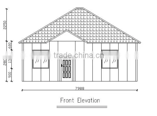 2016 Cheap Mobile economical Prefabricated Beach House wholesale