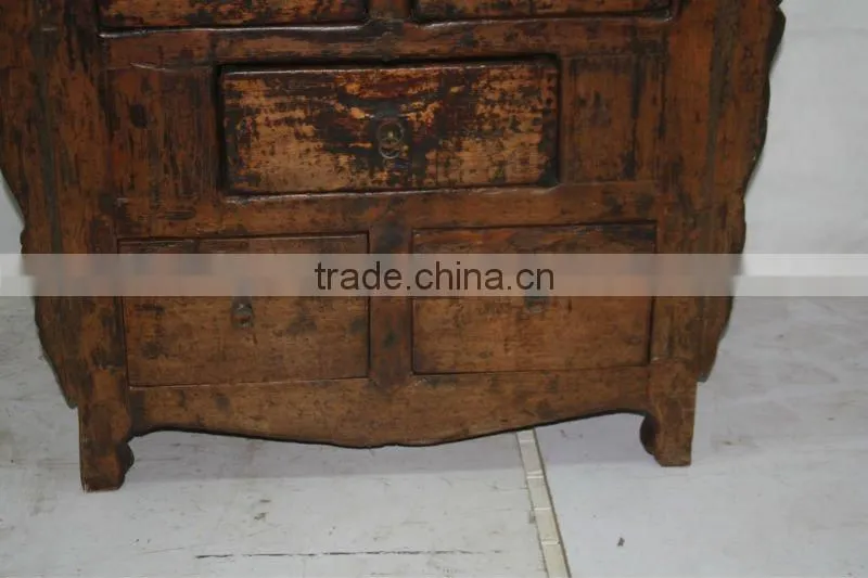 antique furniture wood side cabinet