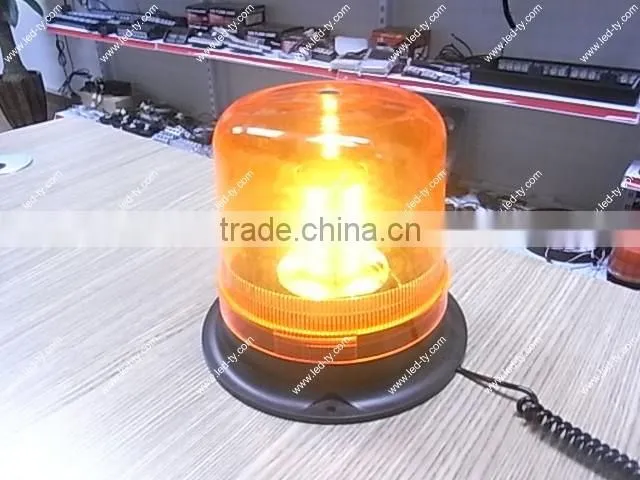 Magnetic Mount Rotating Emergency Warning Beacon Light Lamp LED Flashing Beacon With Cigarette Plug