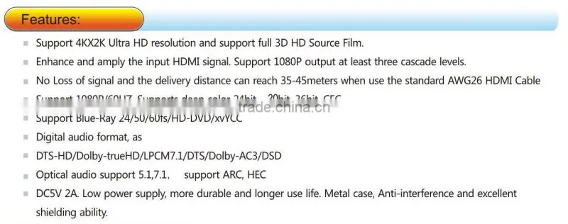 HDMI 4x1 Switcher video switcher