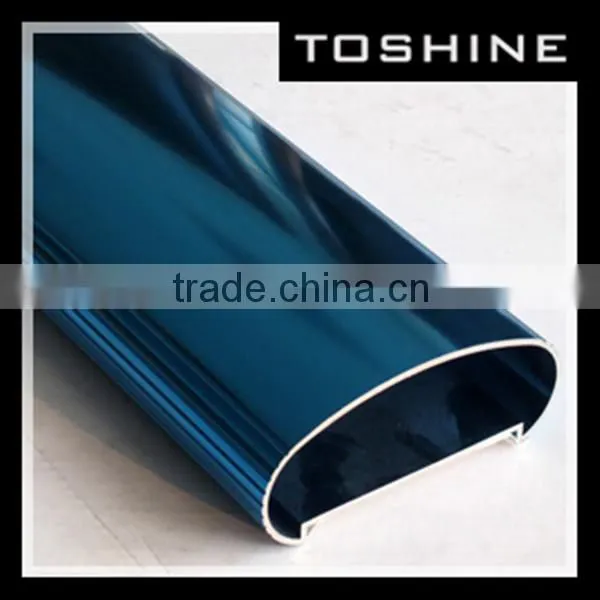 2014 Hot sale oval aluminum alloy extrusion profile from manufacturer