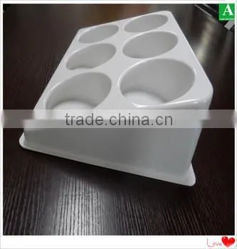 480*320*50mm PS plastic display promotion tray for tea factory custom