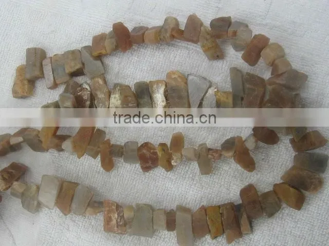 Natural rough gold sun stone