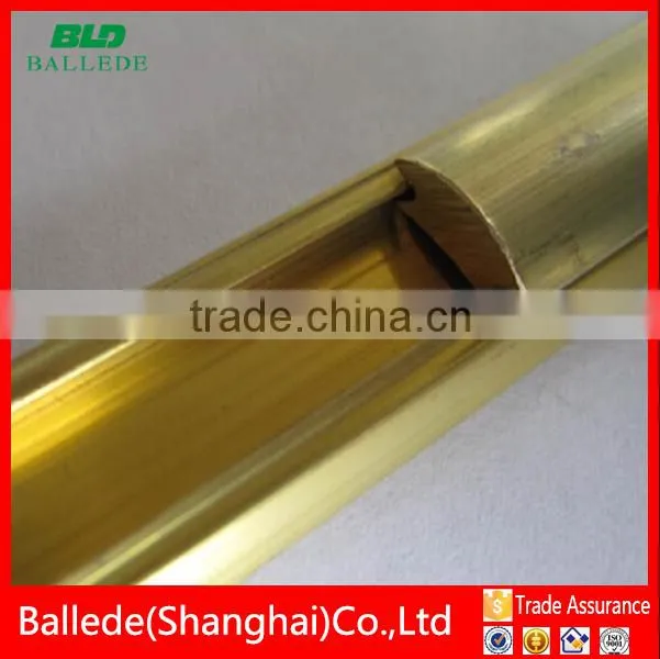 sliding door frame brass extrusions