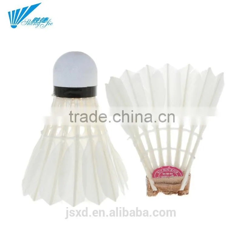 Special Cheap Badminton Shuttlecock Teal Feather Ball For Club Using