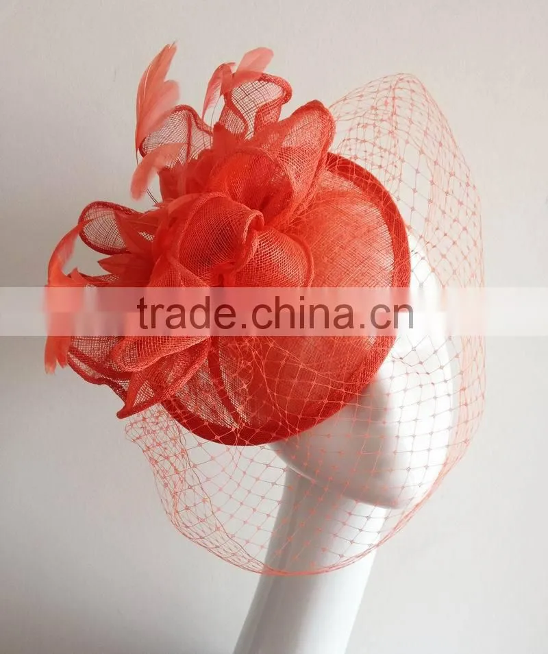 Sinamay fascinator