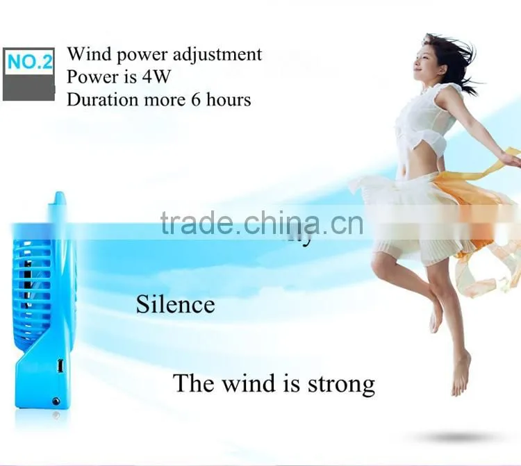 Best gift and price portable mini fan rechargeable fan with battery