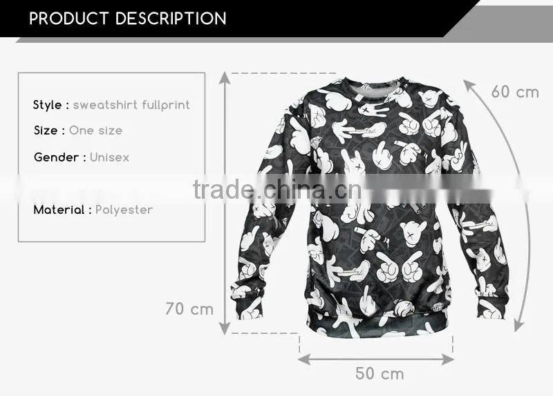 Fashion Spring & Autumn women marilyn 3d sweatshirt long sleeves O-neck print T shirt