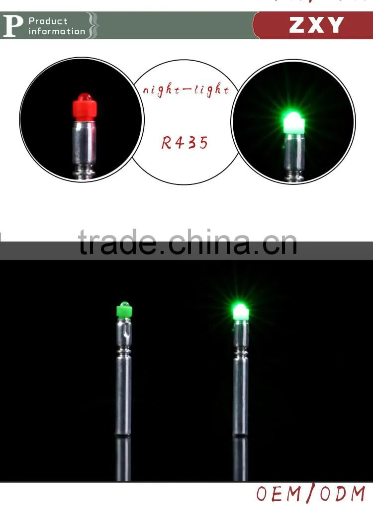 LED Lighted Arrow Nock 6.2-6.3mm Bowstring Activated on-off switch