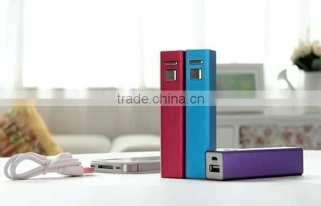New Model Fashion Portable Power Bank With 2600mah Cargador