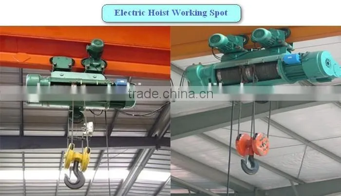 Double Speed Wire Rope Electric Hoist
