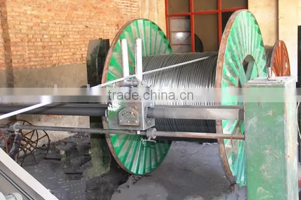 Overhead and bare insulation electric transmission cable without sheath