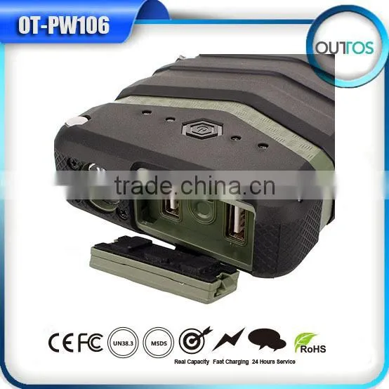 most professional power bank waterproof ,portable battery phone charger,