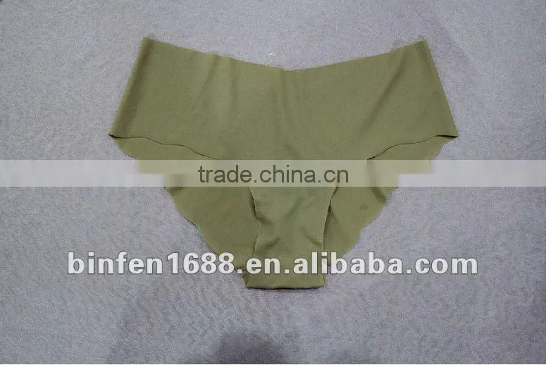 laser cut seamless ladies V shape briefs