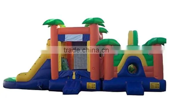 adult inflatable obstacle course, jungle obstacle course inflatable