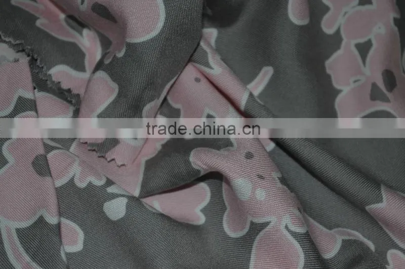 30 24 Rayon Viscose Twill Print Fabric