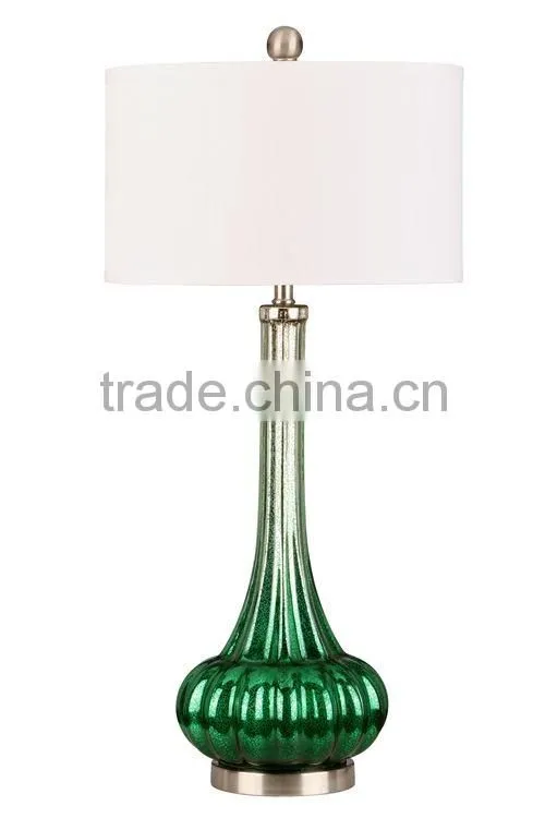 Modern & slim & elegant color glass table lamp