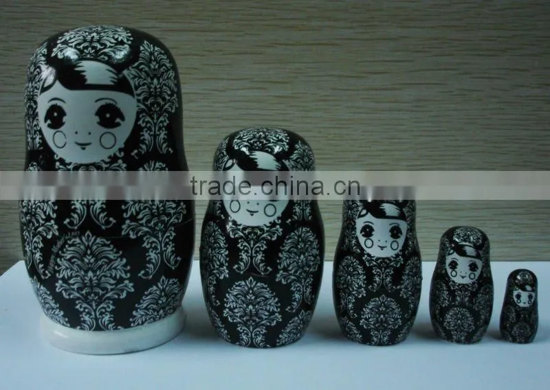 Ningbo Chuang Christmas Decoration Wooden Nesting Doll (Russian Doll)