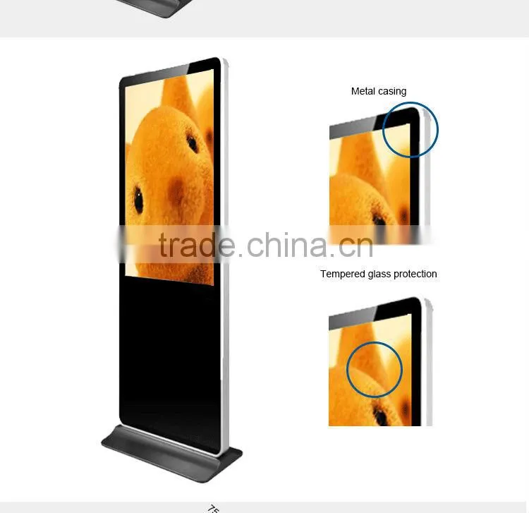 FlintStone 42 inch display kiosks for malls/barber shop display kiosk/restaurant kiosk