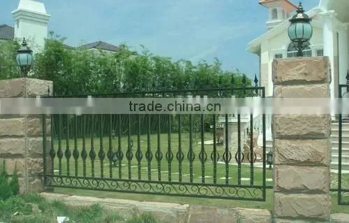 Top-selling hand-forged patio wrought wrought iron fence parts