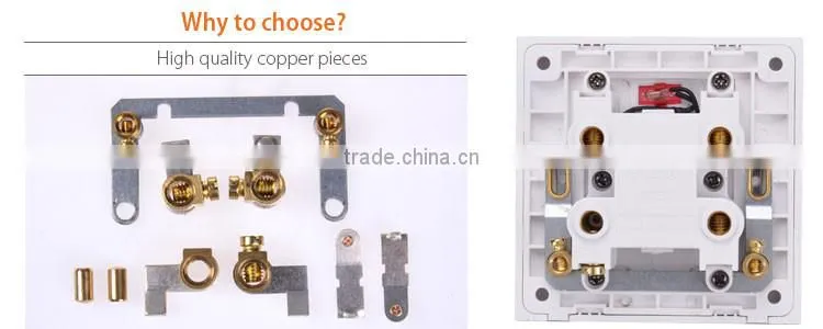 Warranty 10 years 45A wall lights with switch