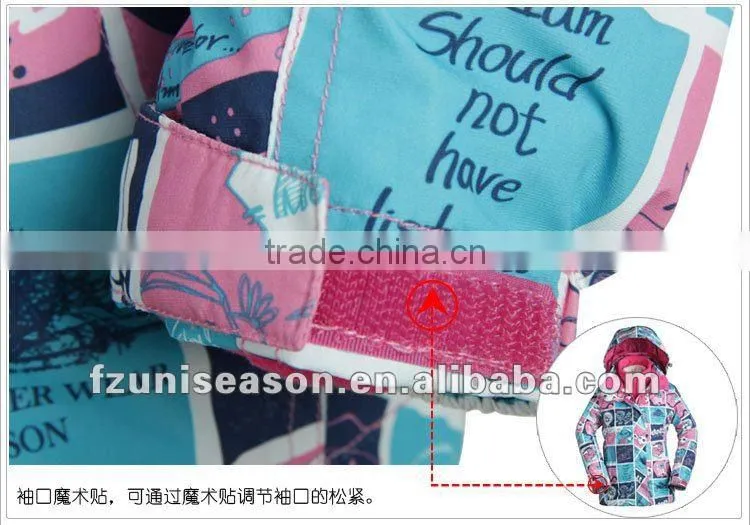 2013 Fashion Hoohie Girls Ski Jacket