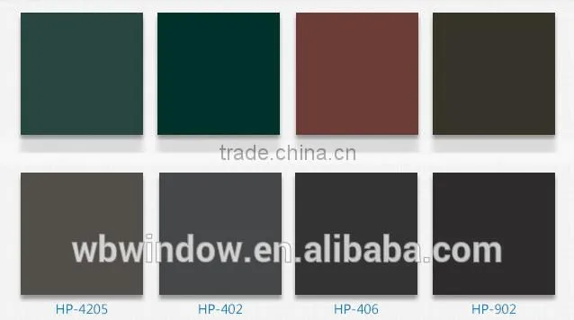 Wood color frame cheap house casement window with grills for sale