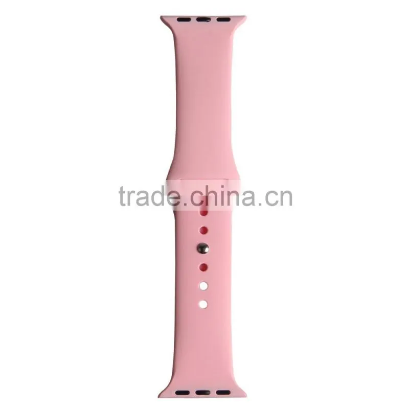 Soft Silicone Replacement Sport Band for Apple Watch, For Apple Watch Rubber Wrist Watch Strap