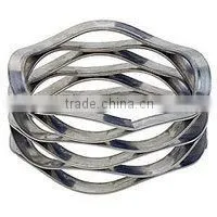 High precision crest to crest stainless steel wave springs