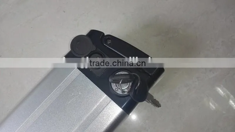 24V10.4AH Ebike Battery Pack(Silver Fish case) with UR18650ZY cells for electric bike