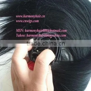 BEST QUALITY human clip hair extension, more style available