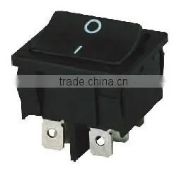 CNGAD 6A 6pins black wide on-off Rocker Switch (waterproof 250V rocker switch,mini boat switch)(KCD5-201)