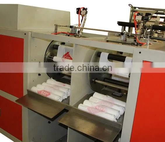 2 Lines Fully Automatic Multifunctional Bag On Roll Machine With Coreless Winding Station
