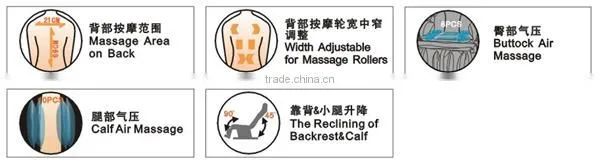 Hotel Lobby Coin Operated Vending Massage Chair DLK-H005BT