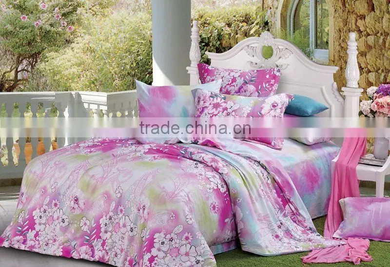 bedding sets pigment print flower designs