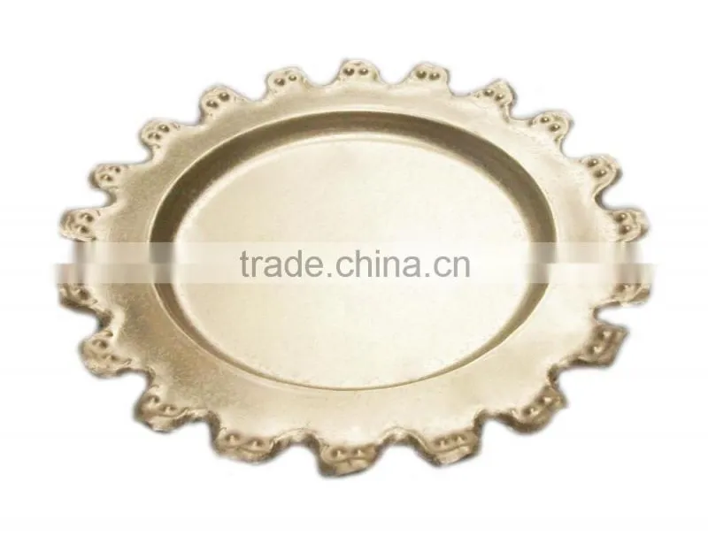 Designer wedding charger plate 2016 for sale