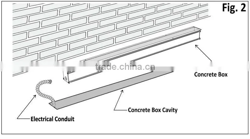 High Power IP67 Linear Inground LED Led Underground Light