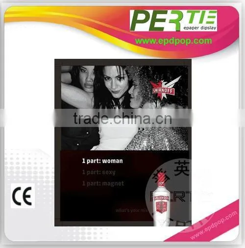mobilephone holder for display in acryl epaper display for indoor advertisement