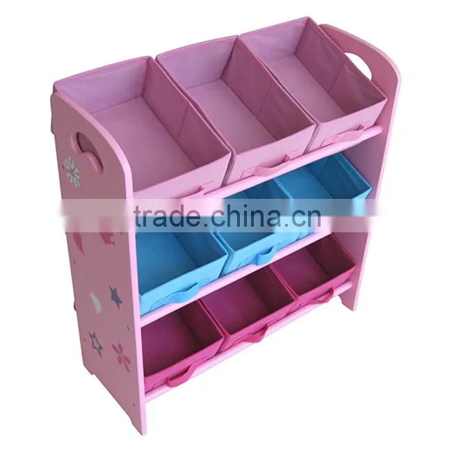 Unfinished floating foldable wood ornament shelf