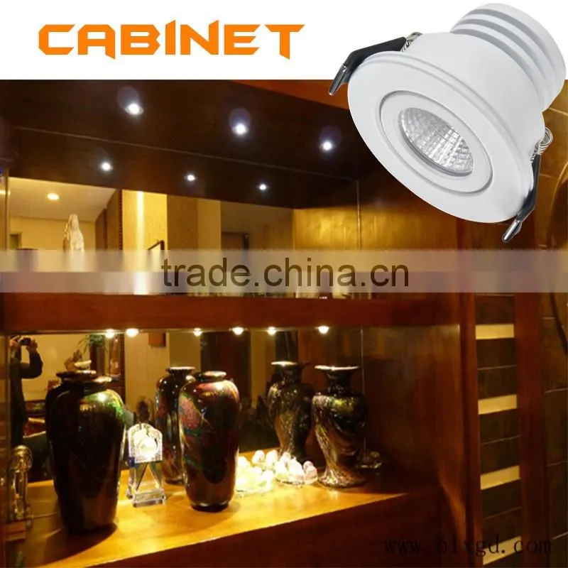 Popular 30mm cutout 3w/5w mini cob led light downlight